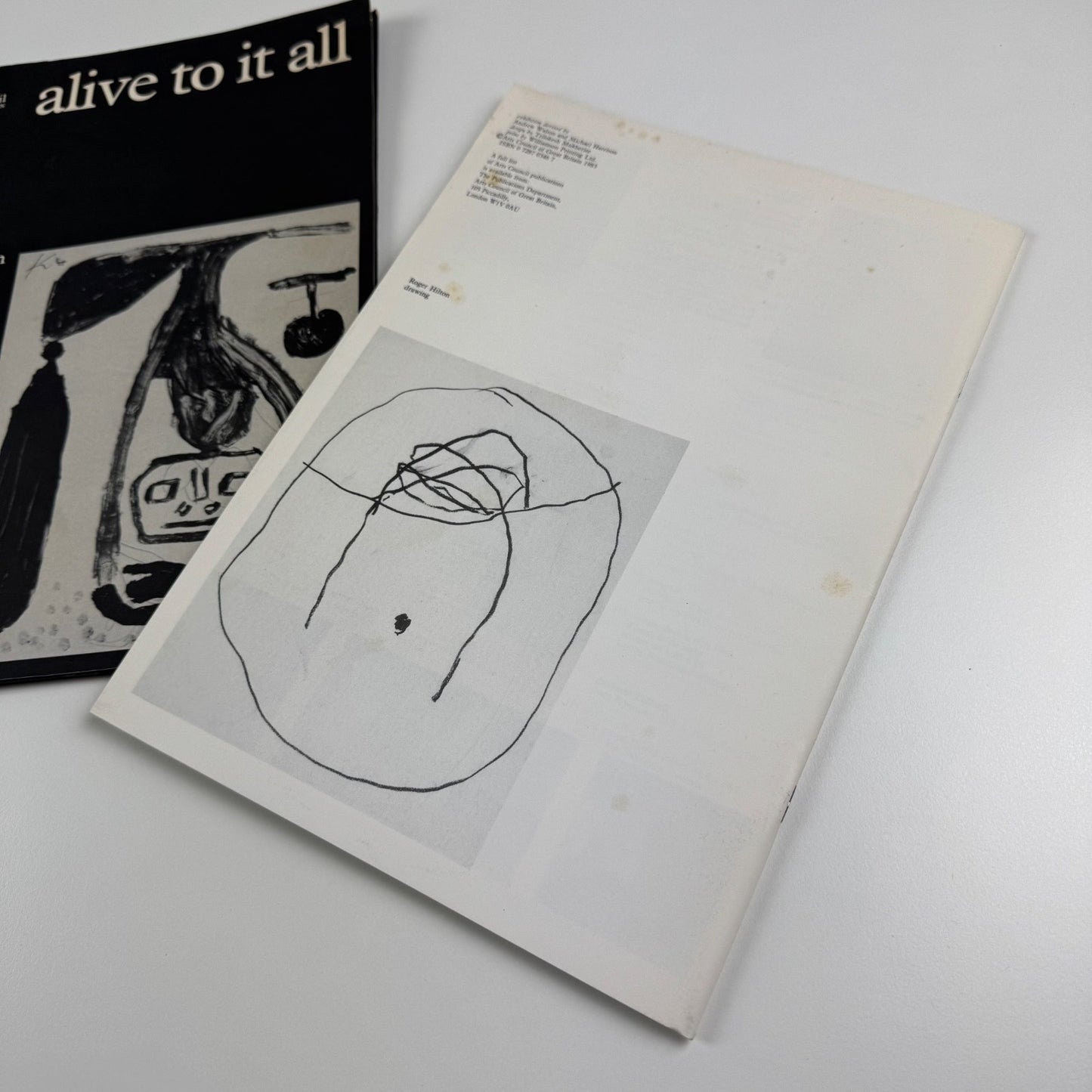 alive to it all | Arts Council folder catalogue and postcards 1983