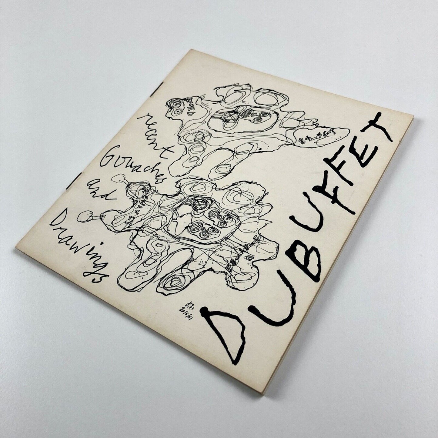 Dubuffet. Recent Gouaches and Drawings | Gordon Fraser Gallery, 1962 - catalogue design by Gordon House