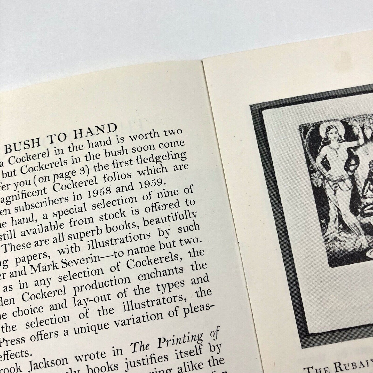 The Golden Cockerel | British Private Press Books | A Special Selection for Connoisseurs, 1958