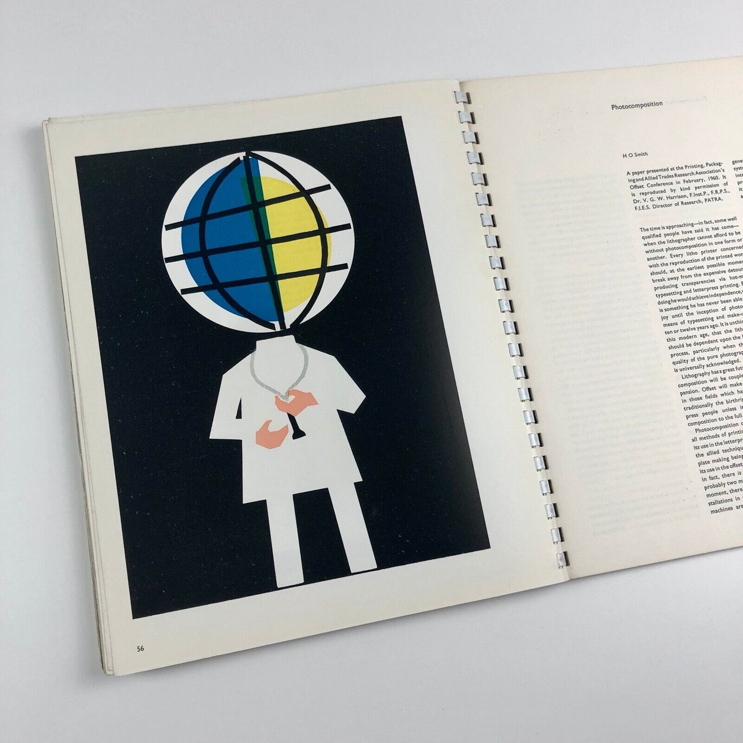 Typos 1960-1 magazine of the London School of Printing and Graphic Arts ed. C.C. Ammonds