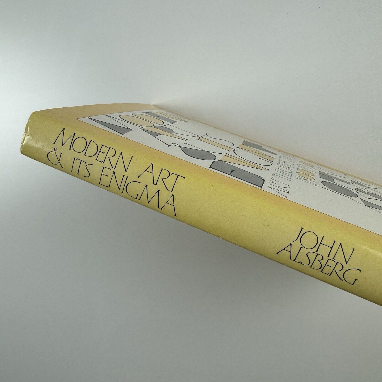 Modern Art & its Enigma. Art theories from 1800-1950 by John Alsberg | Weidenfeld Nicolson, 1983 | Hardback