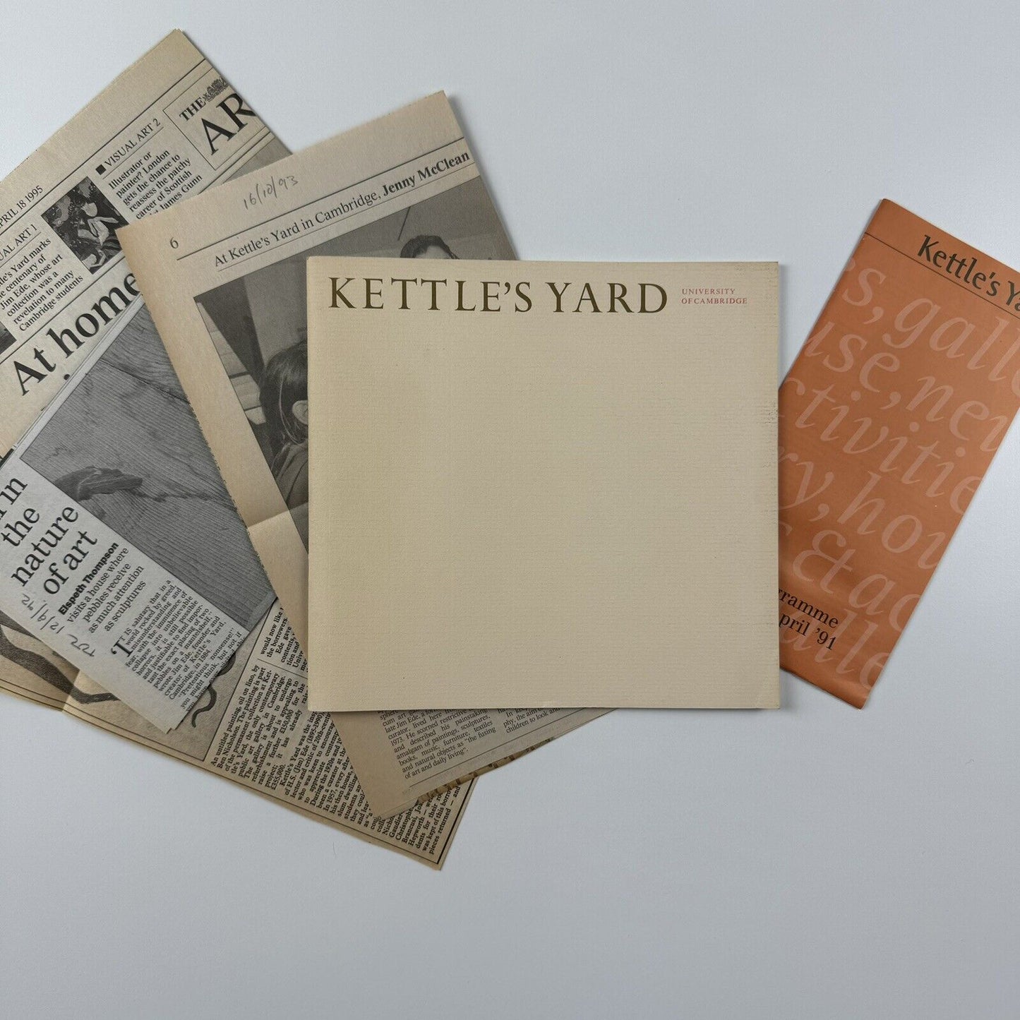 Kettle’s Yard. University of Cambridge. An illustrated guide, 1991