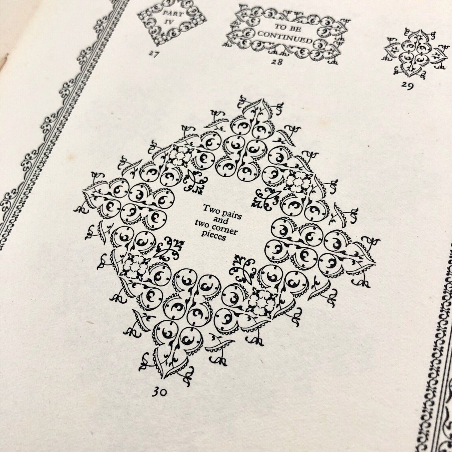 Monotype Flower Decorations type specimen booklet | Lanston Monotype, 1924