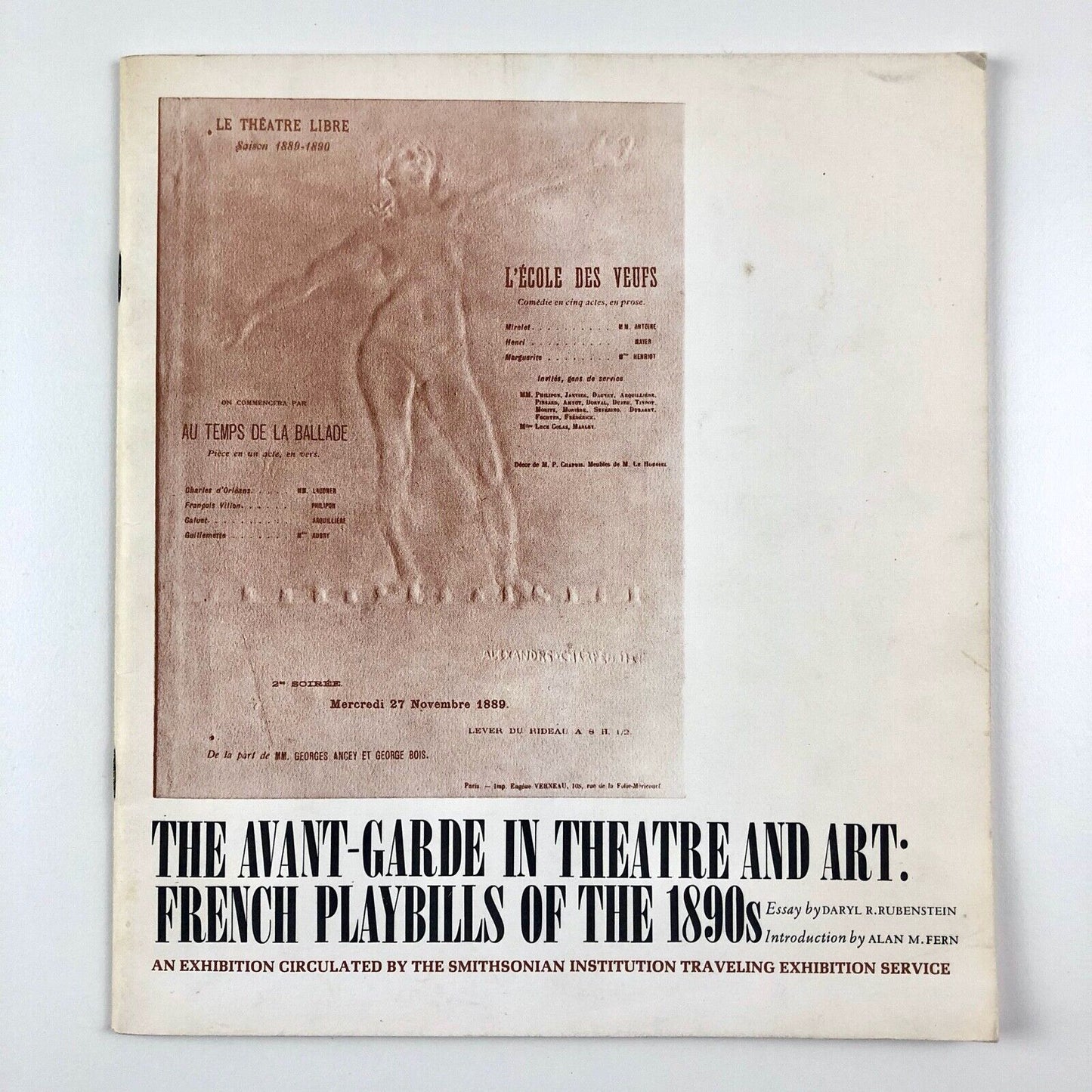 The Avante-Garde in Theatre and Art: French Playbills of the 1890s | Smithsonian, 1972