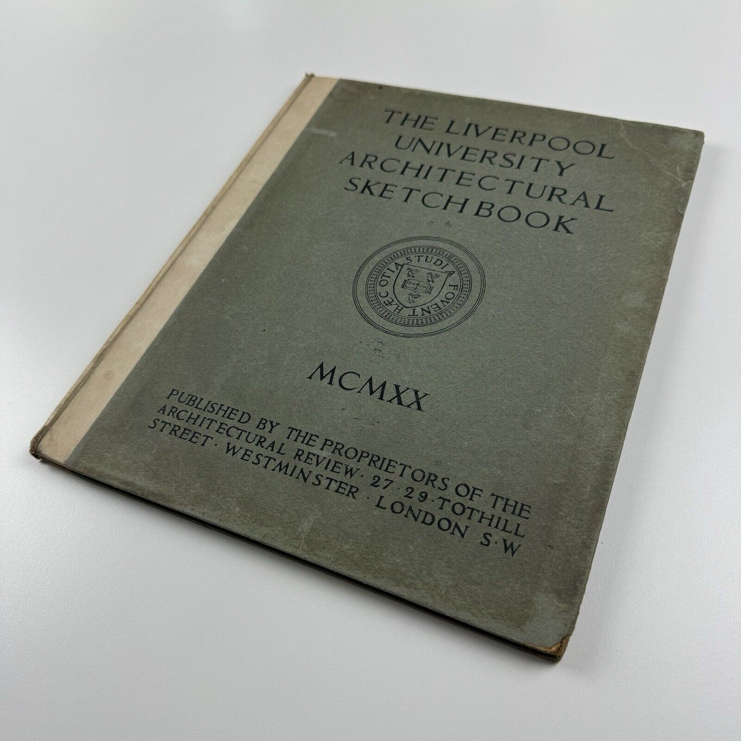 The Liverpool University Architectural Sketchbook | Architectural Review, 1920 | Editors C Reilly and L. Budden
