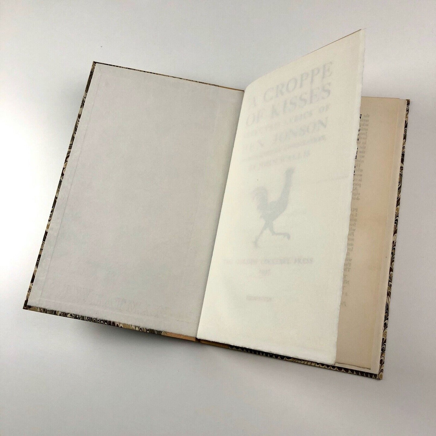 Bound volume of eight Golden Cockerel Press prospectus from 1937, 1951-1955