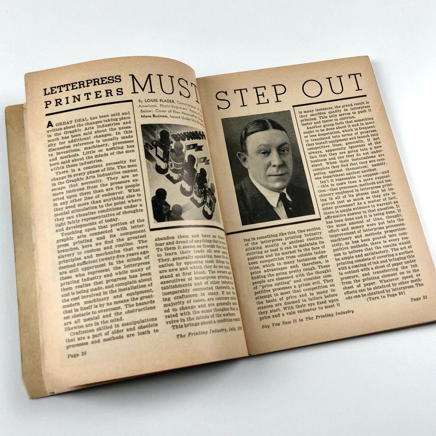 The Printing Industry – trade journal | Volume Seventeen, Number 7 | July 1936