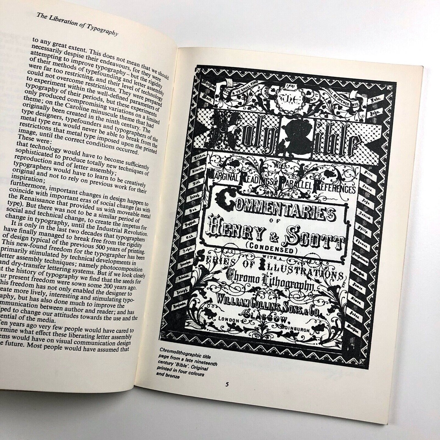 The Liberation of Typography | MRC Matthews | Watford College of Technology 1973