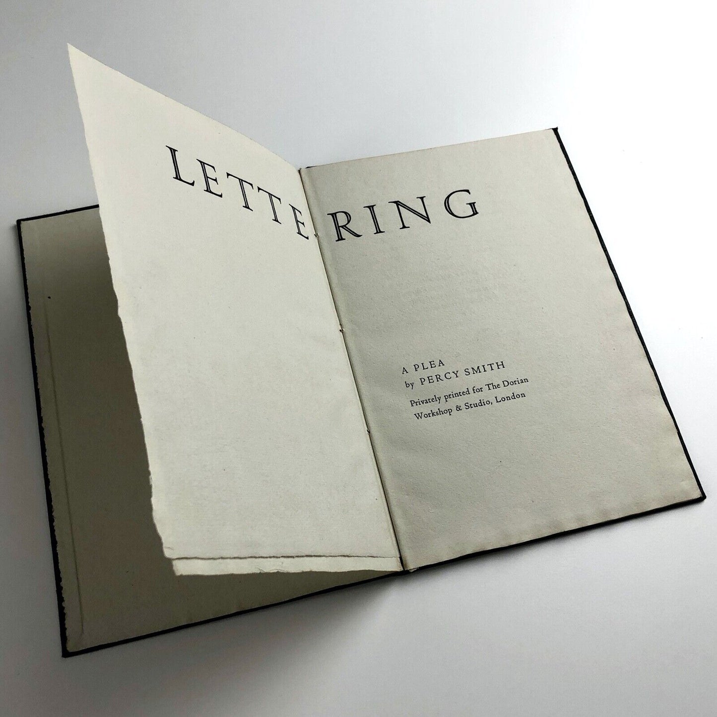 Lettering: A Plea, by Percy Smith | The Dorian Workshop & Studio, 1932