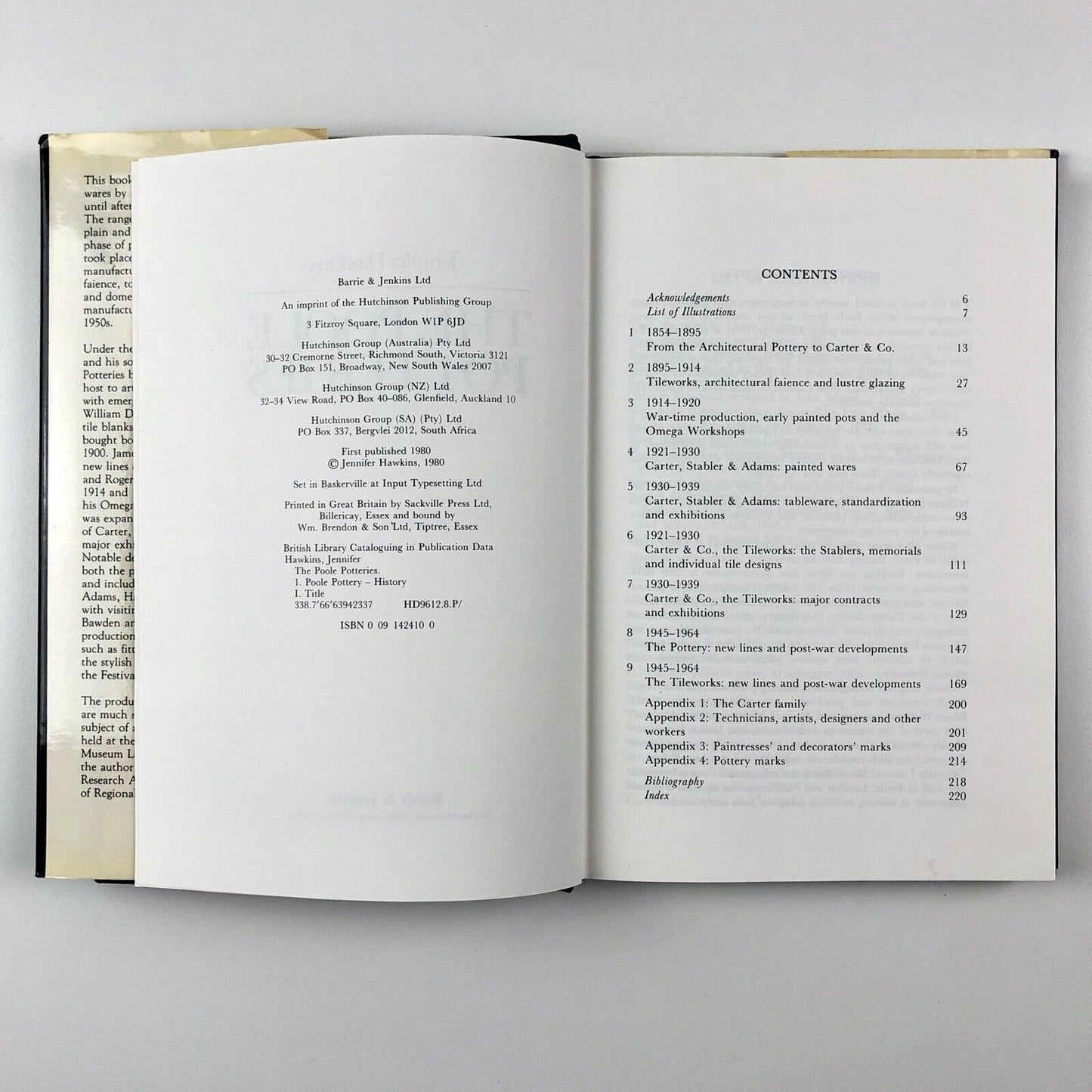 The Poole Potteries by Jennifer Hawkins | Barrie & Jenkins Ltd, 1980