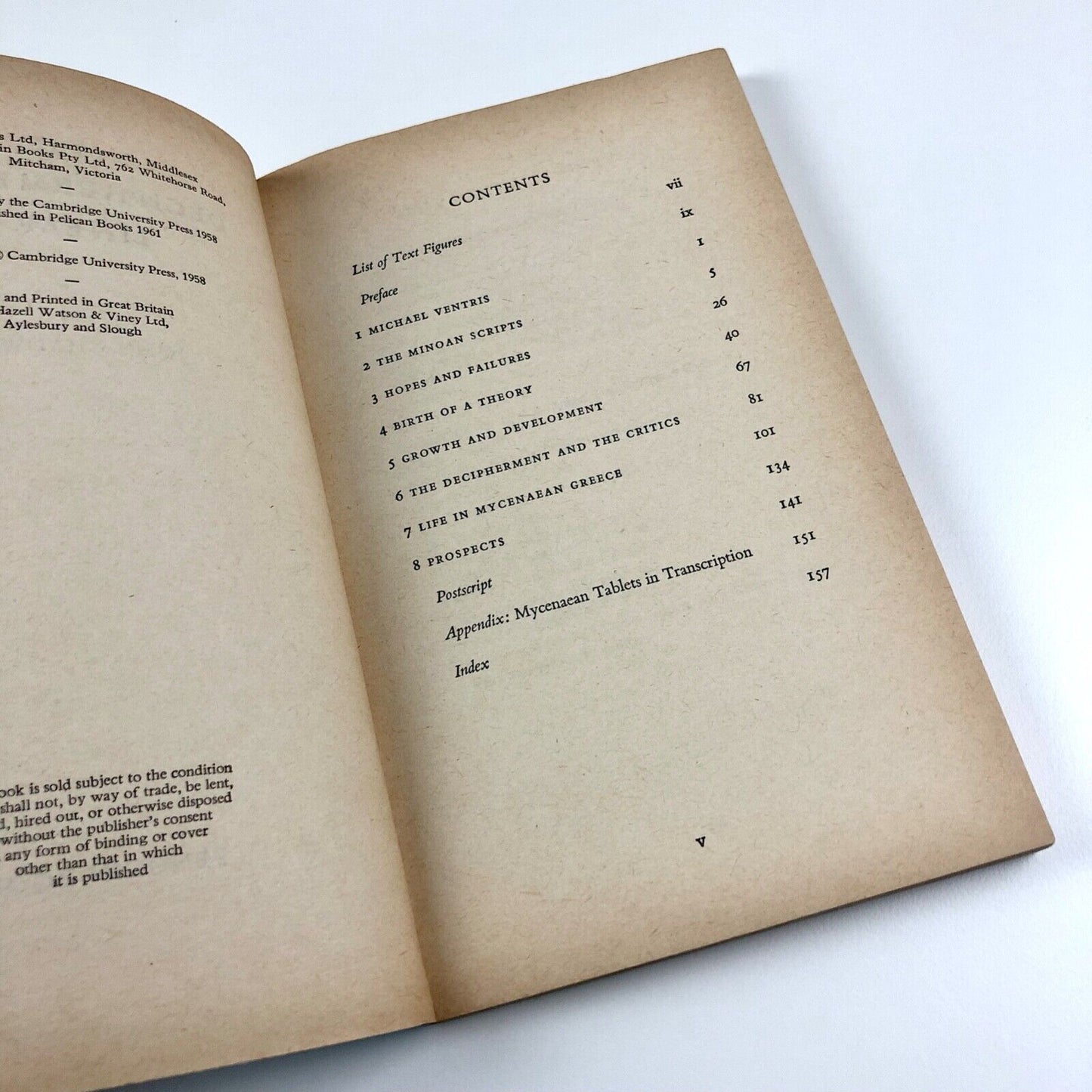 The Decipherment of Linear B by John Chadwick | Pelican Books, 1961