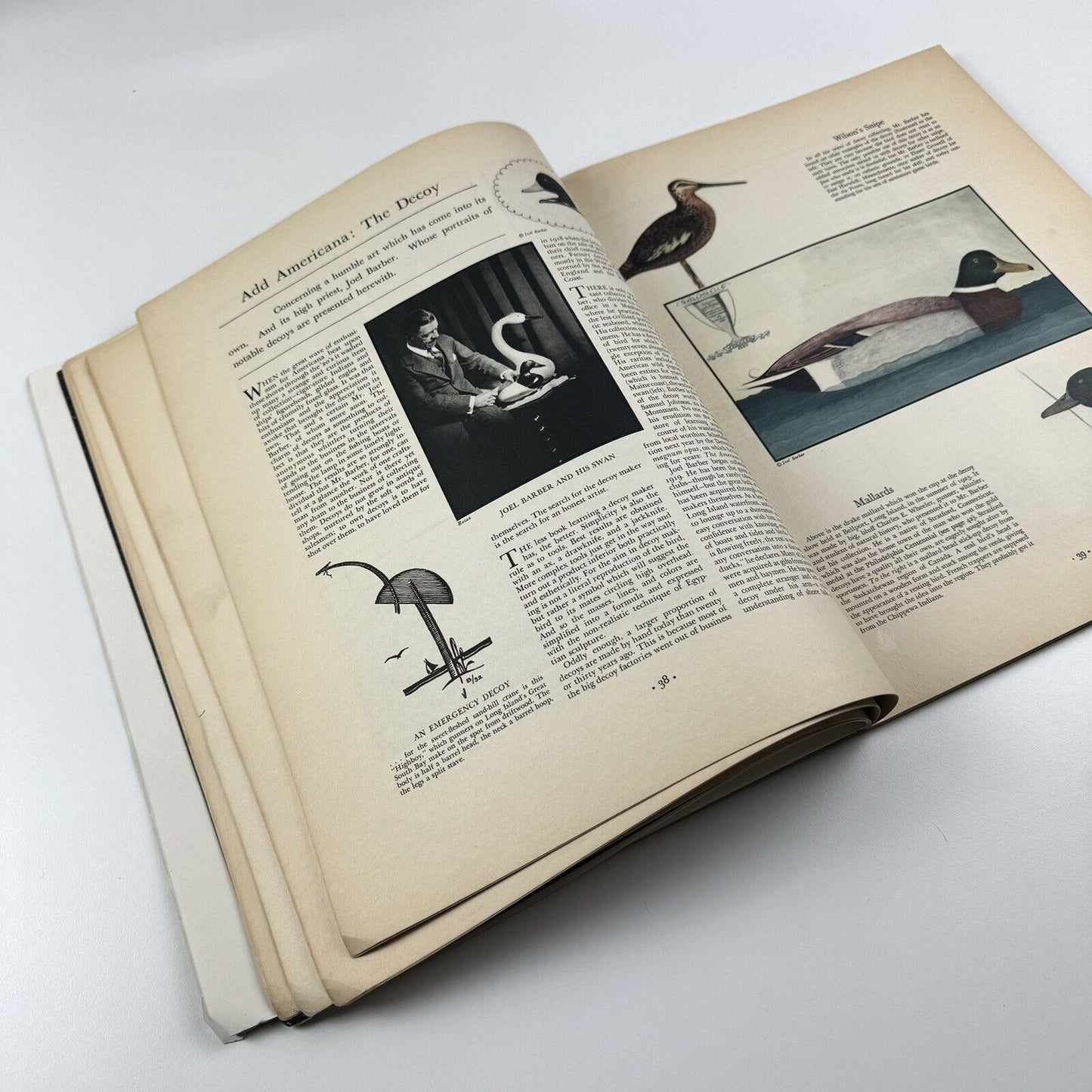 Fortune Magazine August 1932 | Paolo Garretto cover | Joel Barber decoy ducks