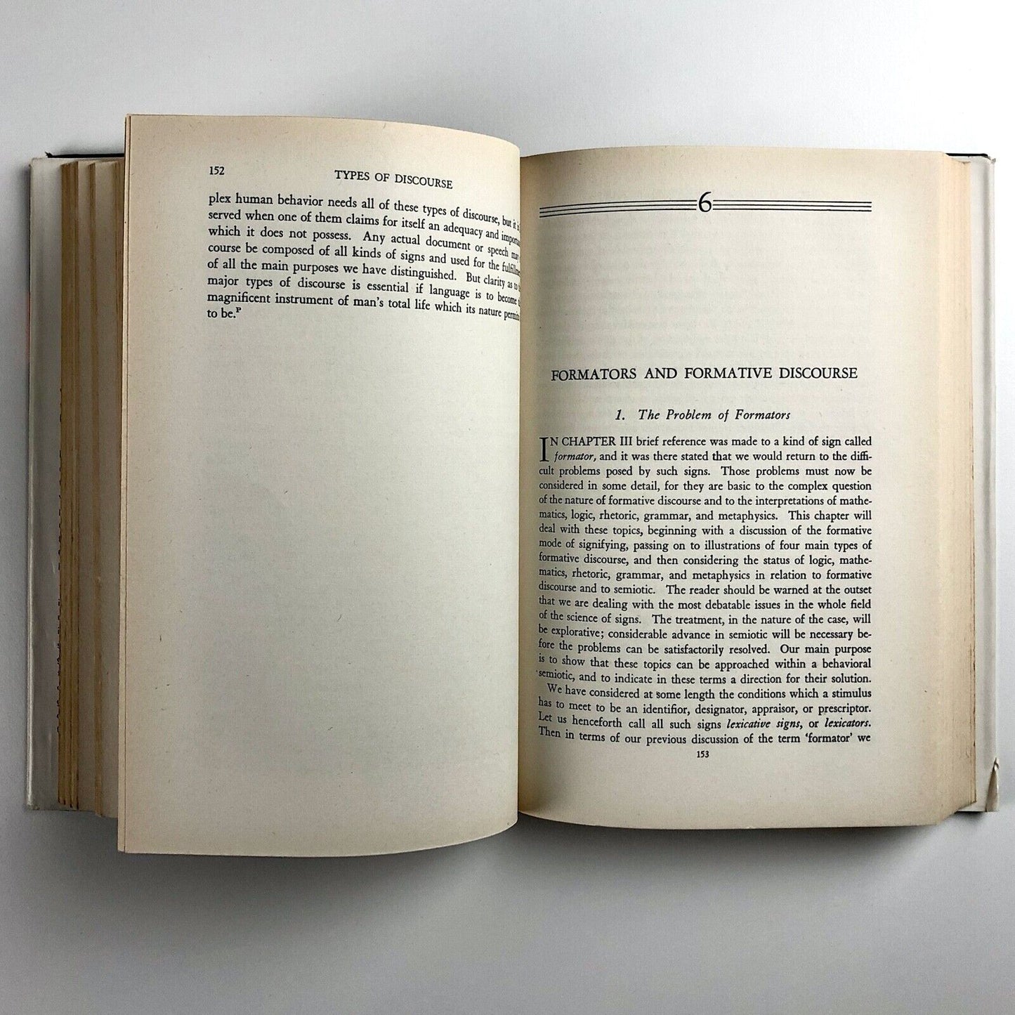 Signs, Language and Behaviour by Charles Morris | 4th printing, Prentice Hall, 1950