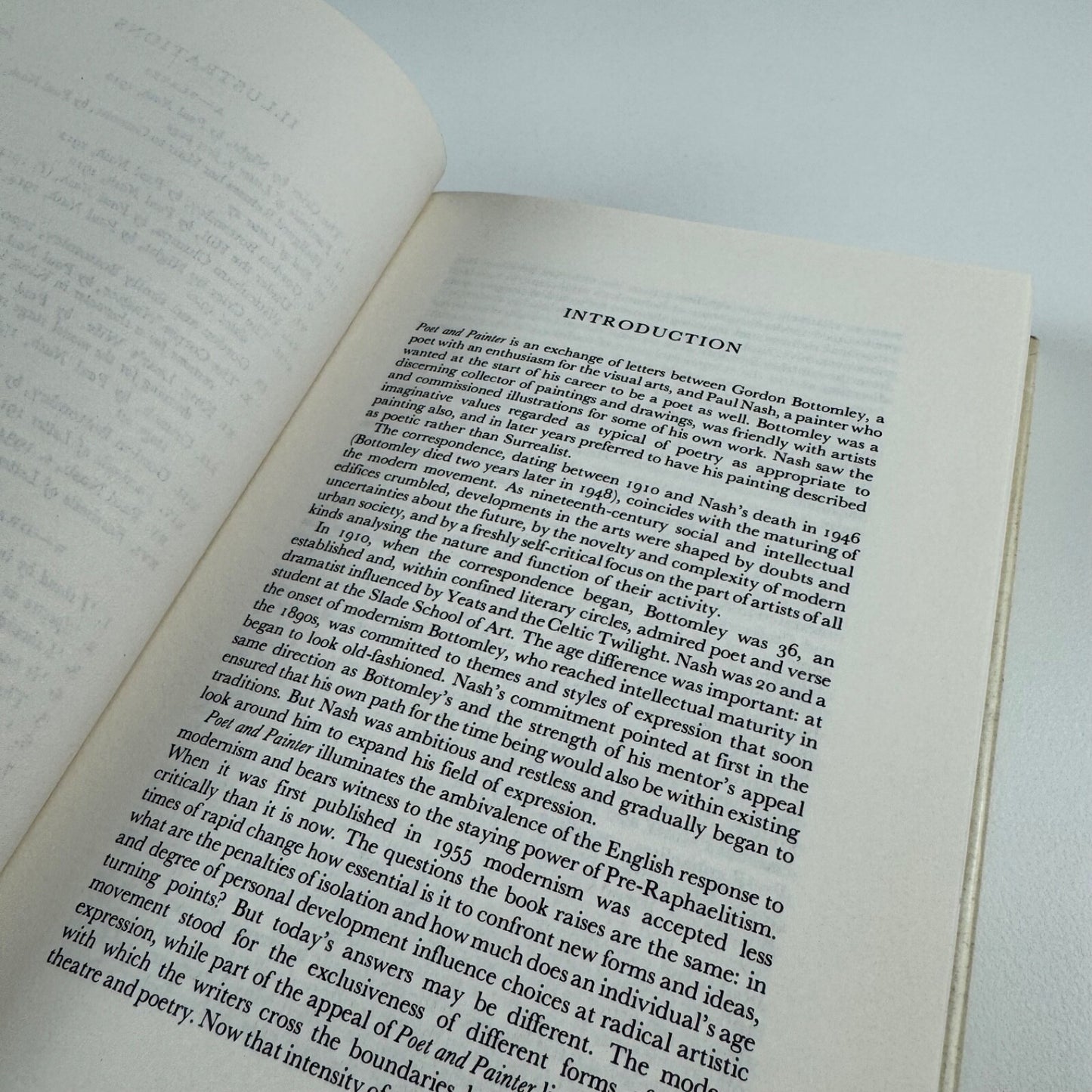 Poet and Painter. Letters between Gordon Bottomley and Paul Nash 1910-1946. Introduction by Andrew Causey | Redcliffe, 1990 reprint