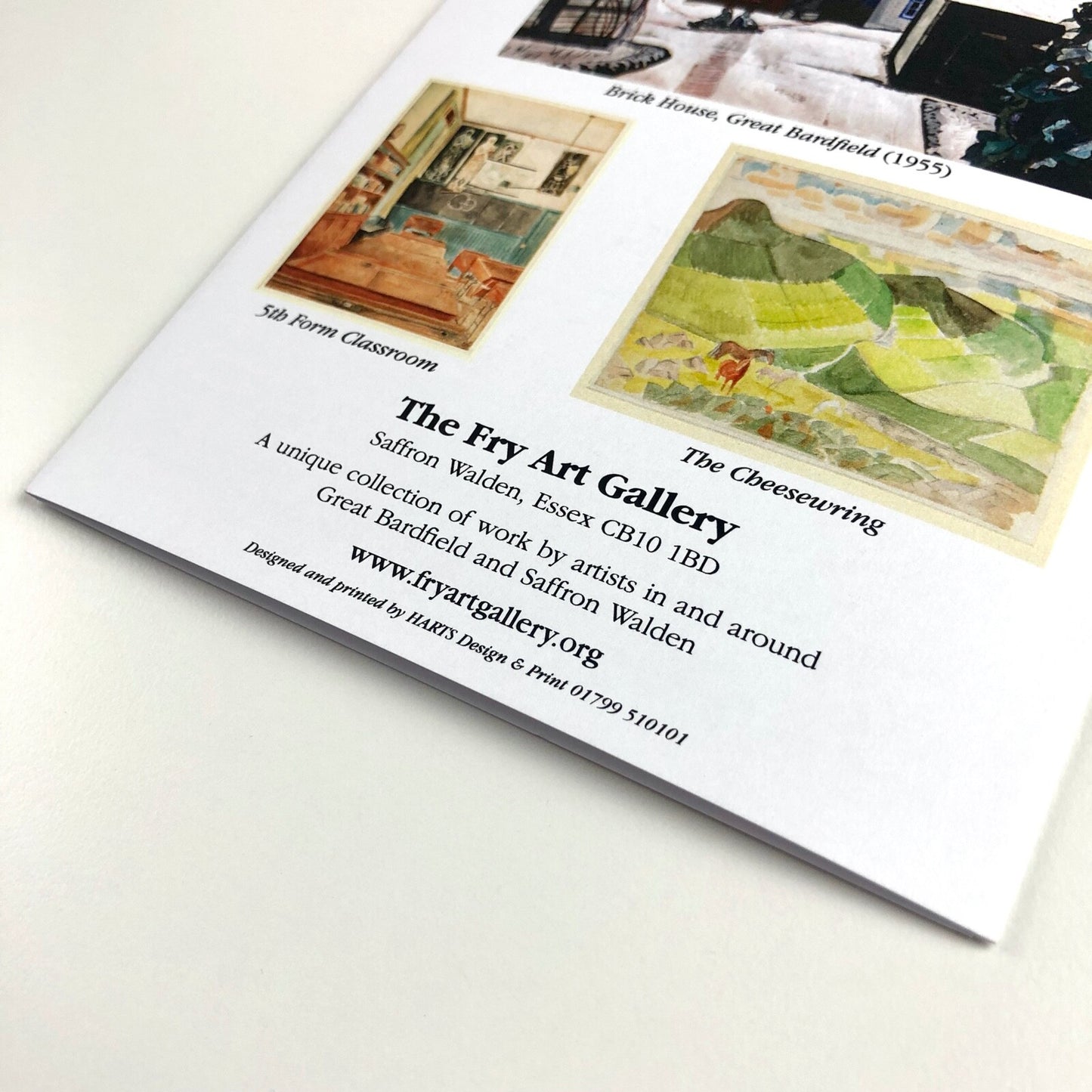 Leaflet for Edward Bawden. Seven Decades of Watercolours | The Fry Art Gallery, 2012