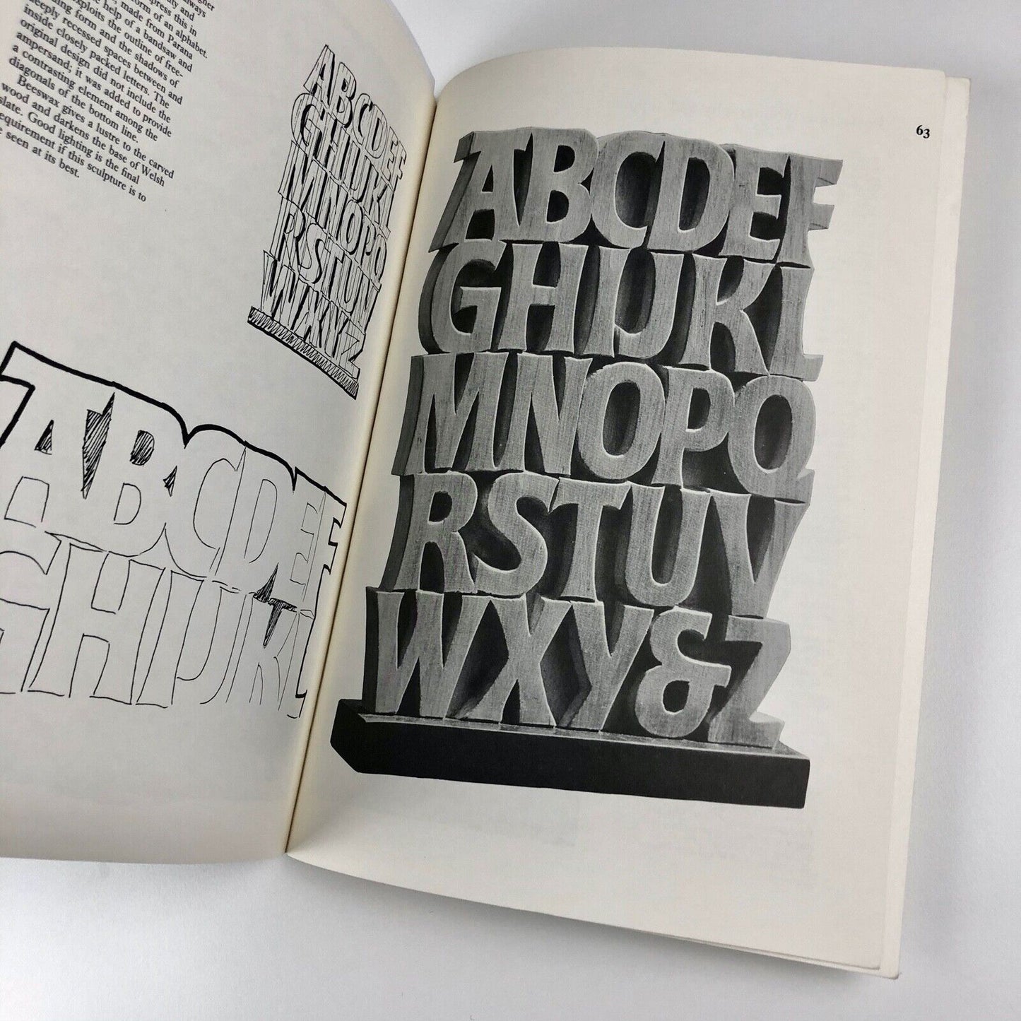 Carving Letters in Stone & Wood by Michael Harvey introduction by Hugh Casson | The Bodley Head, 1987