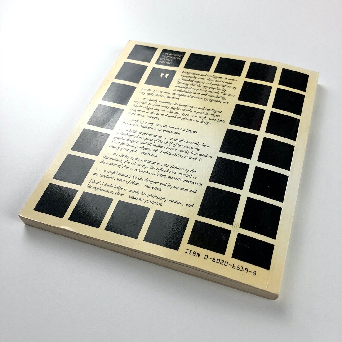 Design With Type by Carl Dair | University of Toronto Press, 1988