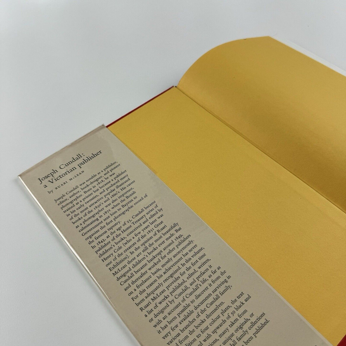 Joseph Cundall. A Victorian Publisher. Notes on his life and a check-list of his books by Ruari McLean | Private Libraries Association, 1976