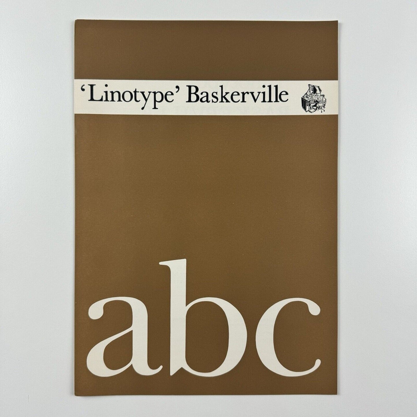 Linotype Baskerville | Type specimen leaflet | Undated, possibly 1960s?