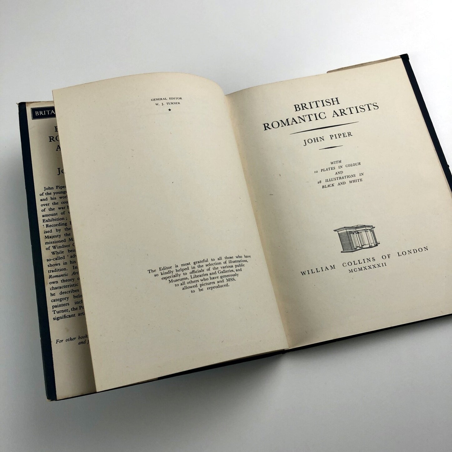 British Romantic Artists by John Piper | William Collins, 1942