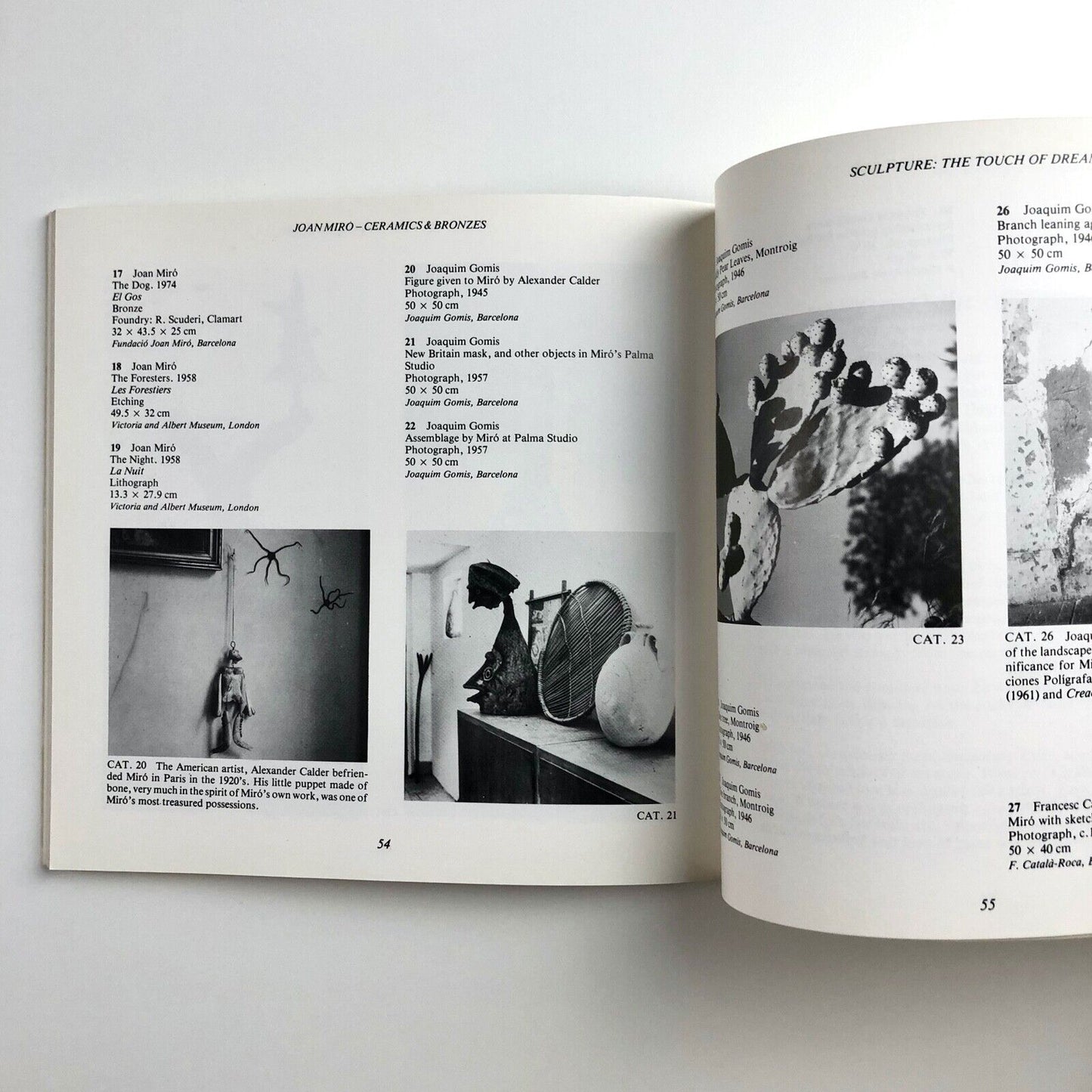 The Touch of Dreams – Joan Miro – Ceramics & Bronzes | Sainsbury Centre for Visual Arts exhibition catalogue, 1985