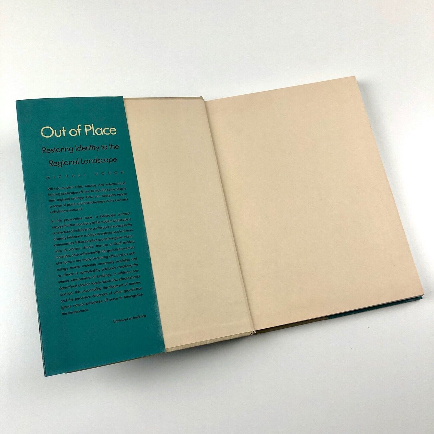 Out Of Place – Restoring Identity to the Regional Landscape | Michael Hough, 1990