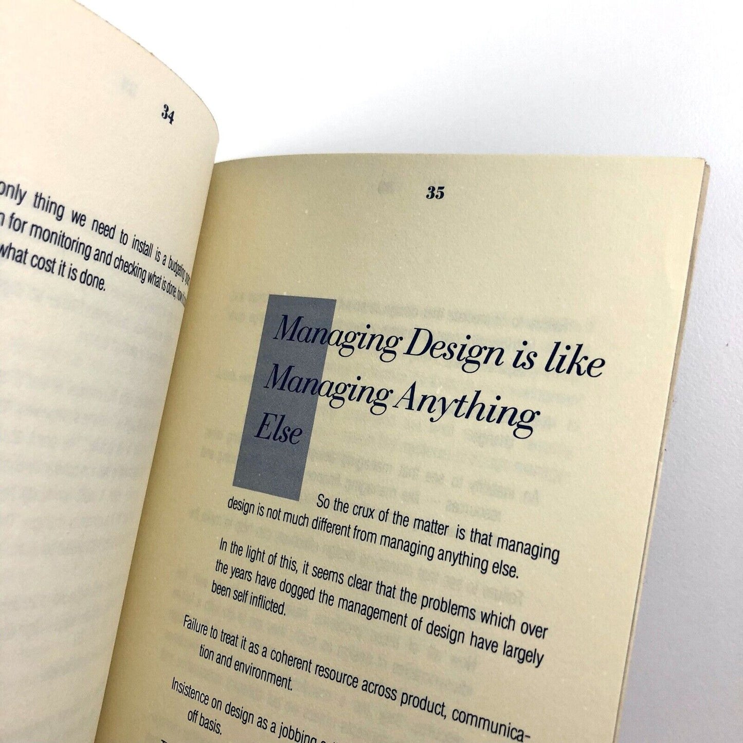 The Wolff Olins Guide to Design Management by Wally Olins, 1985