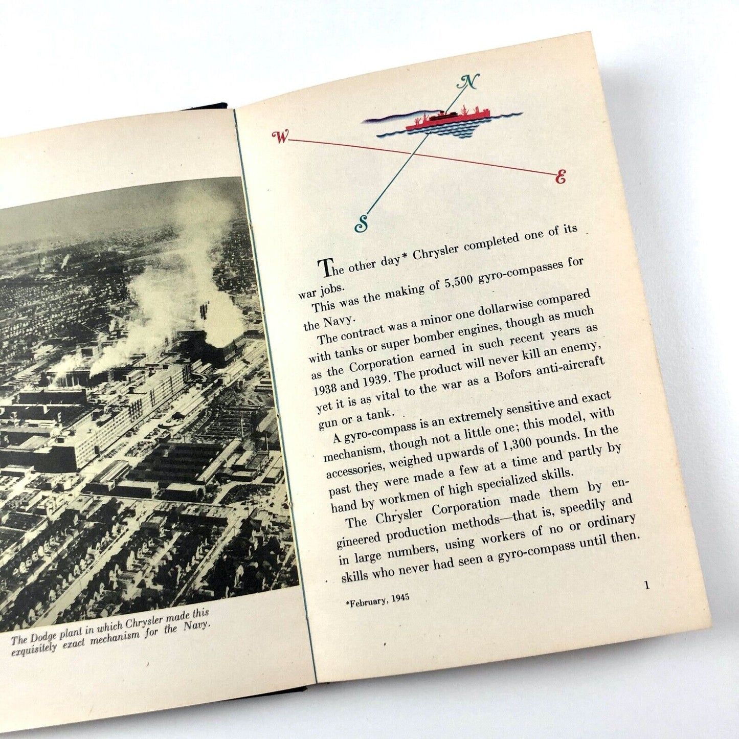 A War Job "Thought Impossible" | Wesley W. Stout, Chrysler | Sperry Gyro-compass