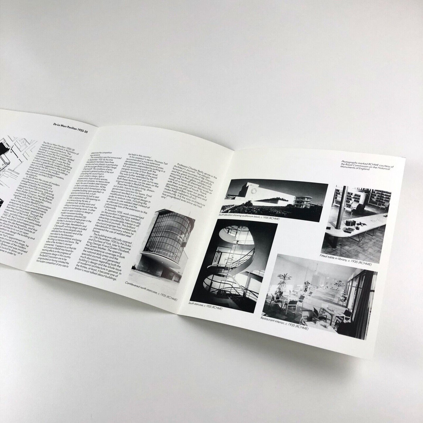 Gallery guide for Mendelsohn and Chermayeff De La Warr Pavilion 1933-35, undated