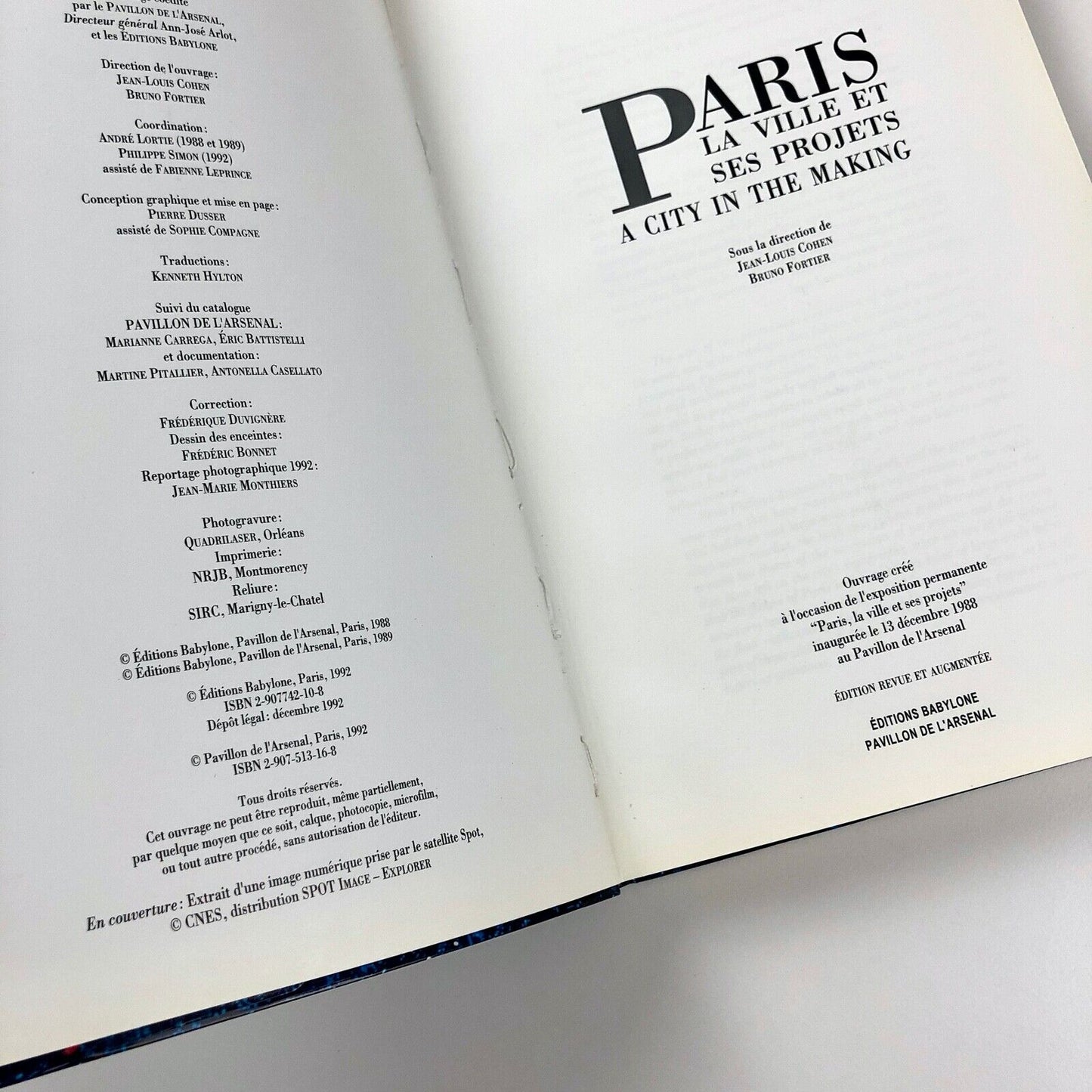 Paris La Ville et Ses Projets (A City in the Making) | Cohen & Fourtier, 1992