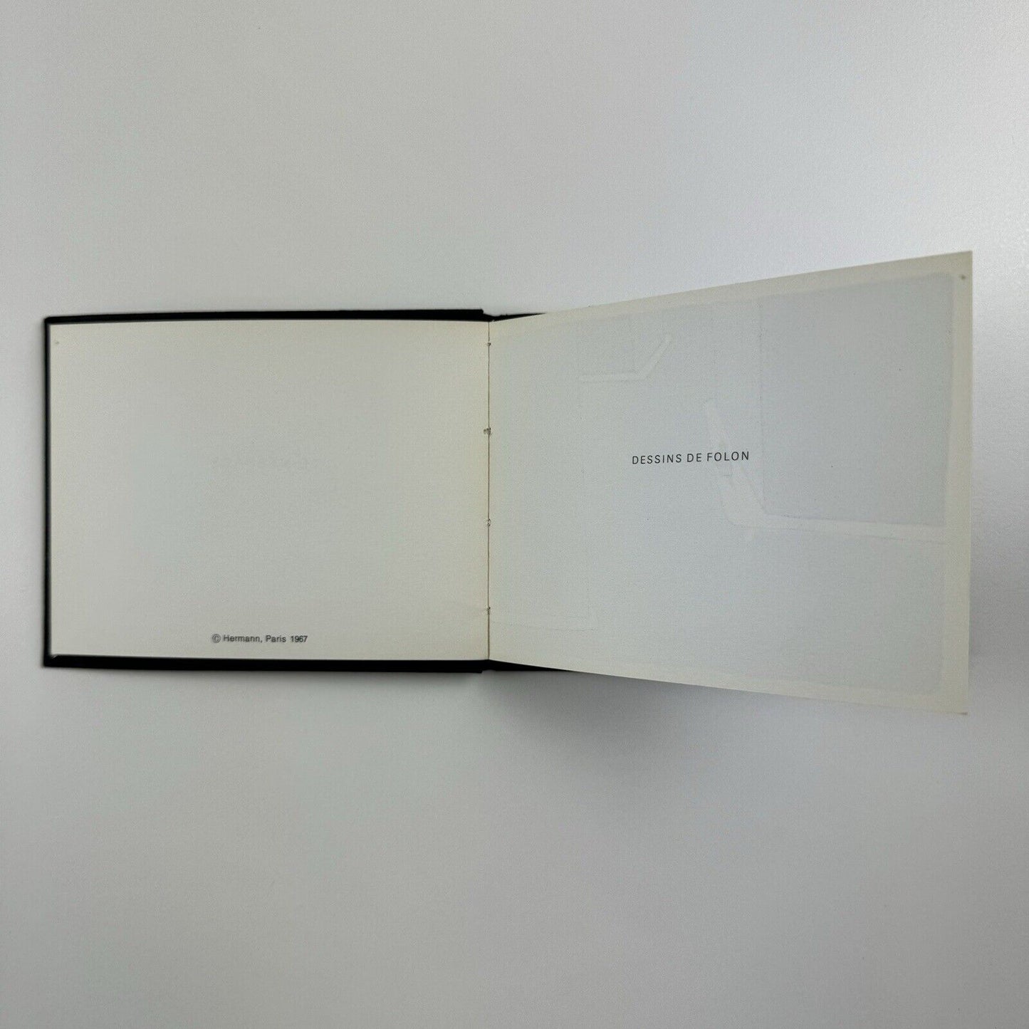 Le Message. Miniature book by Jean-Michel Folon with Giorgio Soavi | Olivetti, 1967