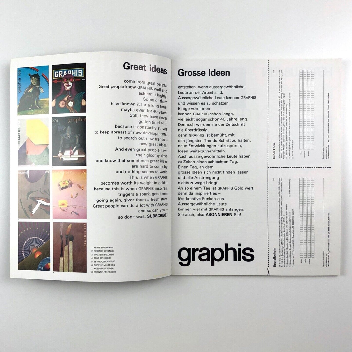 Graphis journal No 235 Vol 41 | Jan/Feb 1985 | Graphis Press Corp