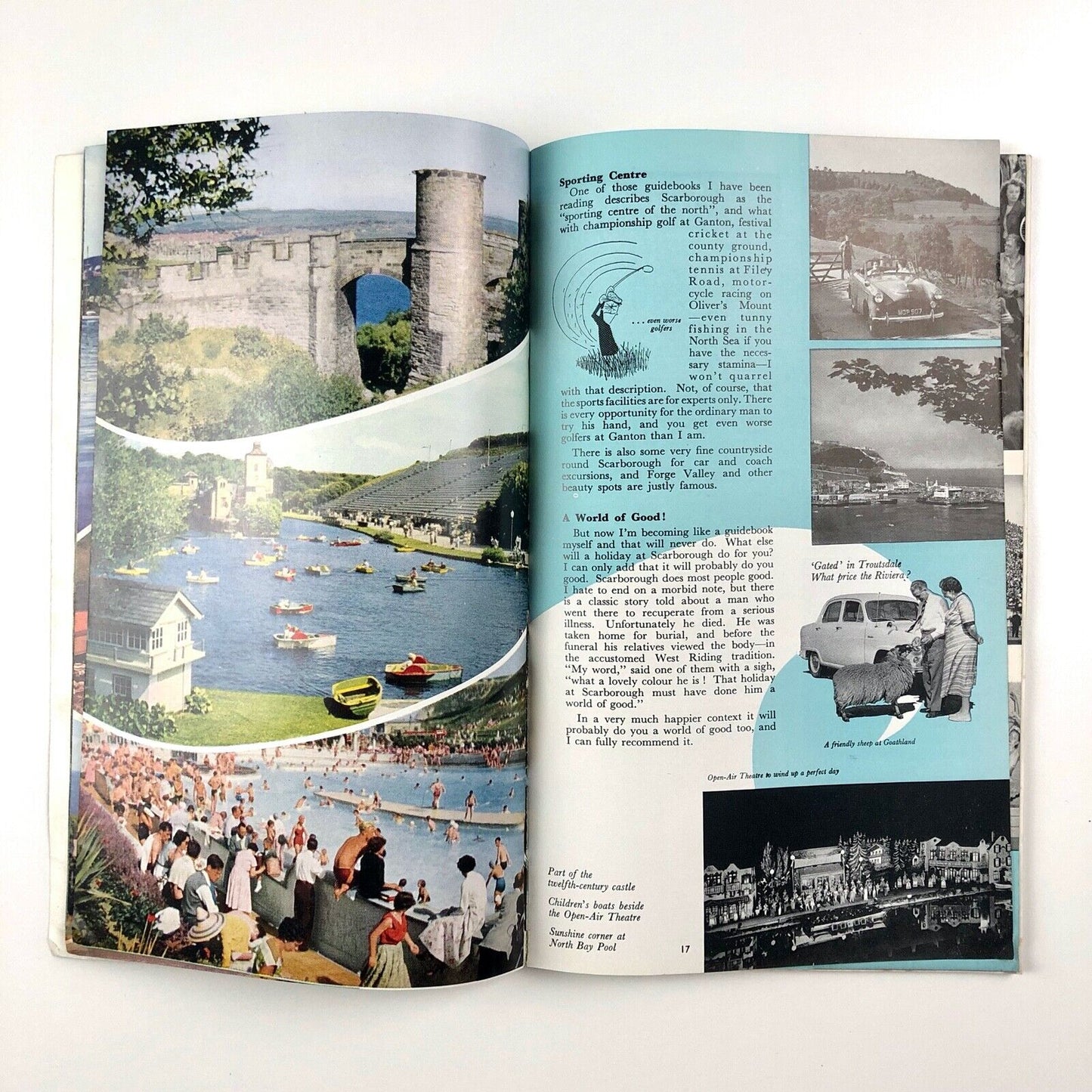 The Story of Scarborough tourism booklet | Introduction by Derrick Boothroyd, 1950s