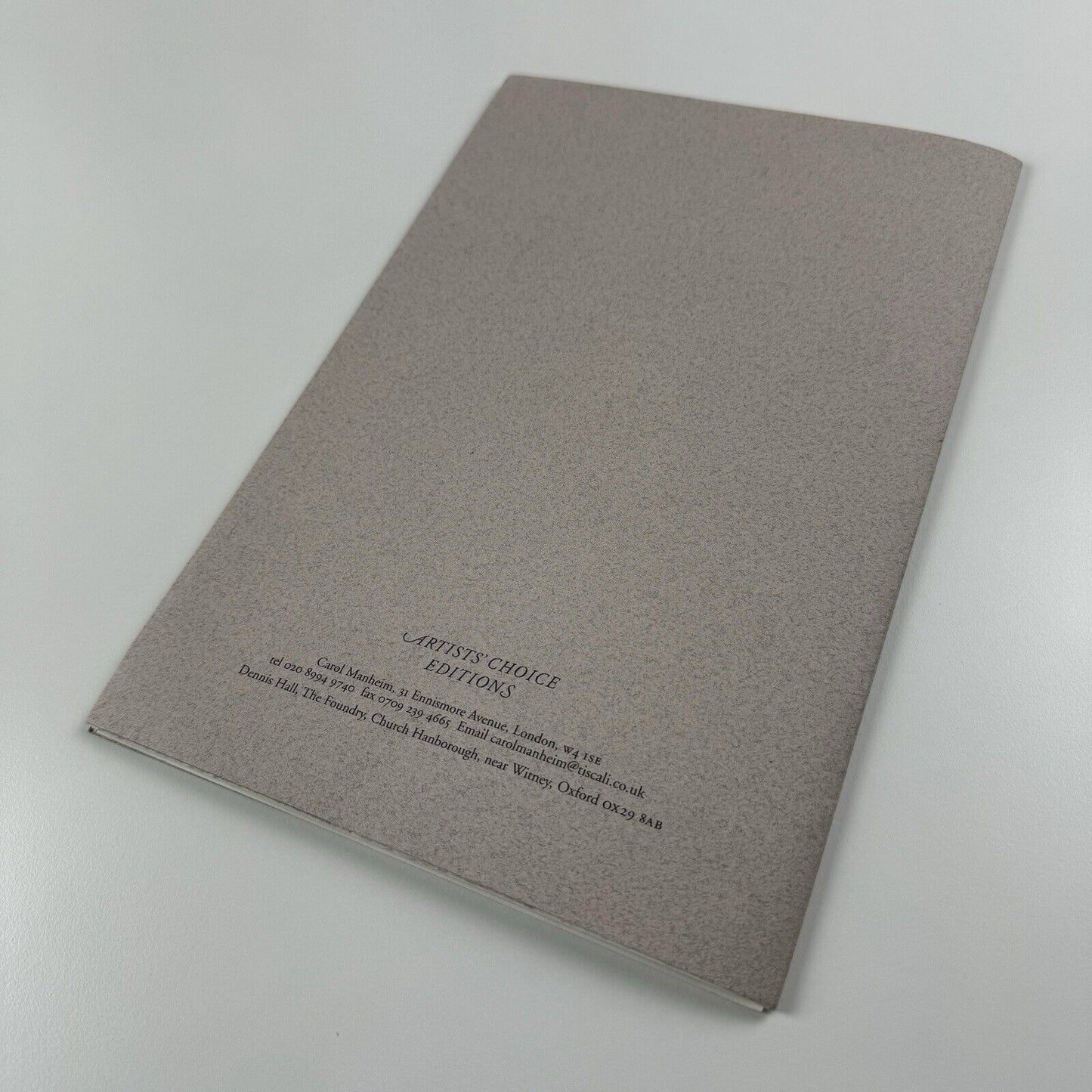 Artists' Choice Editions | 3 x prospectuses – Carol Manheim / Dennis Hall