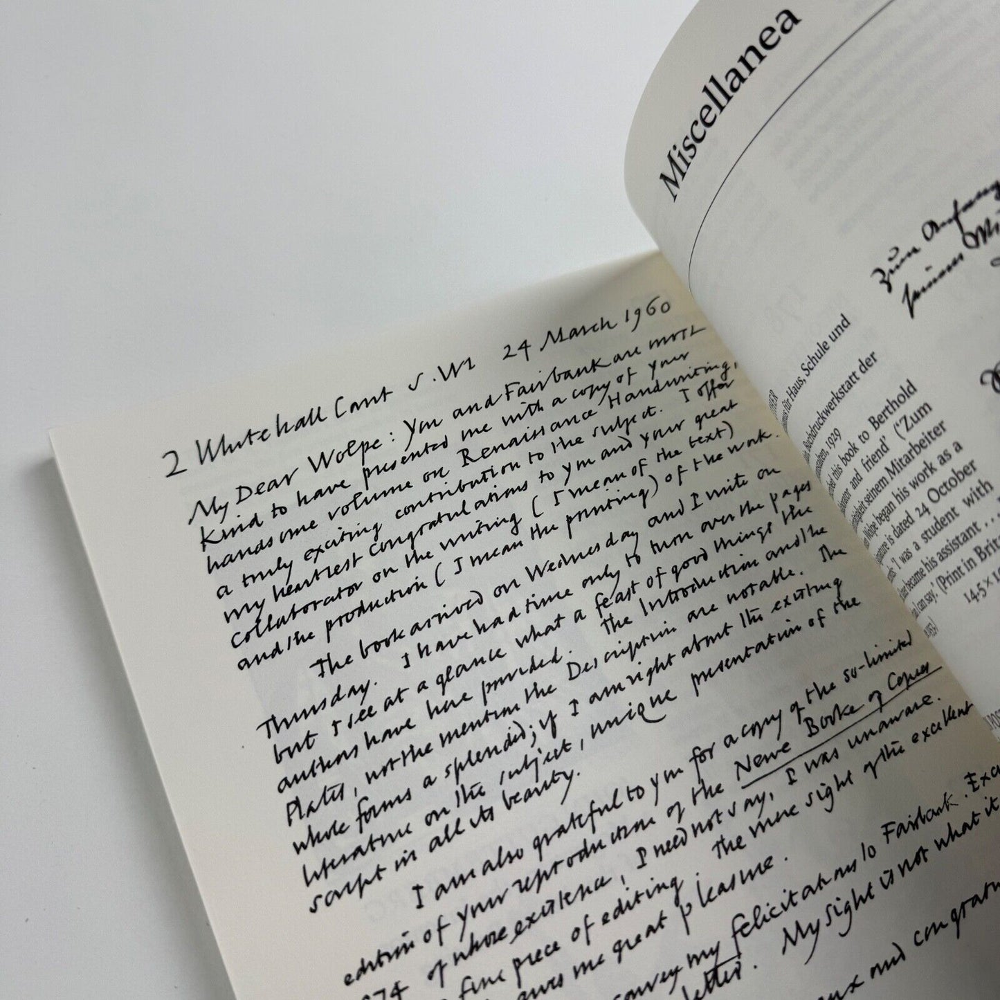 Berthold Wolpe. A retrospective survey | Victoria & Albert Museum and Faber & Faber, 1980