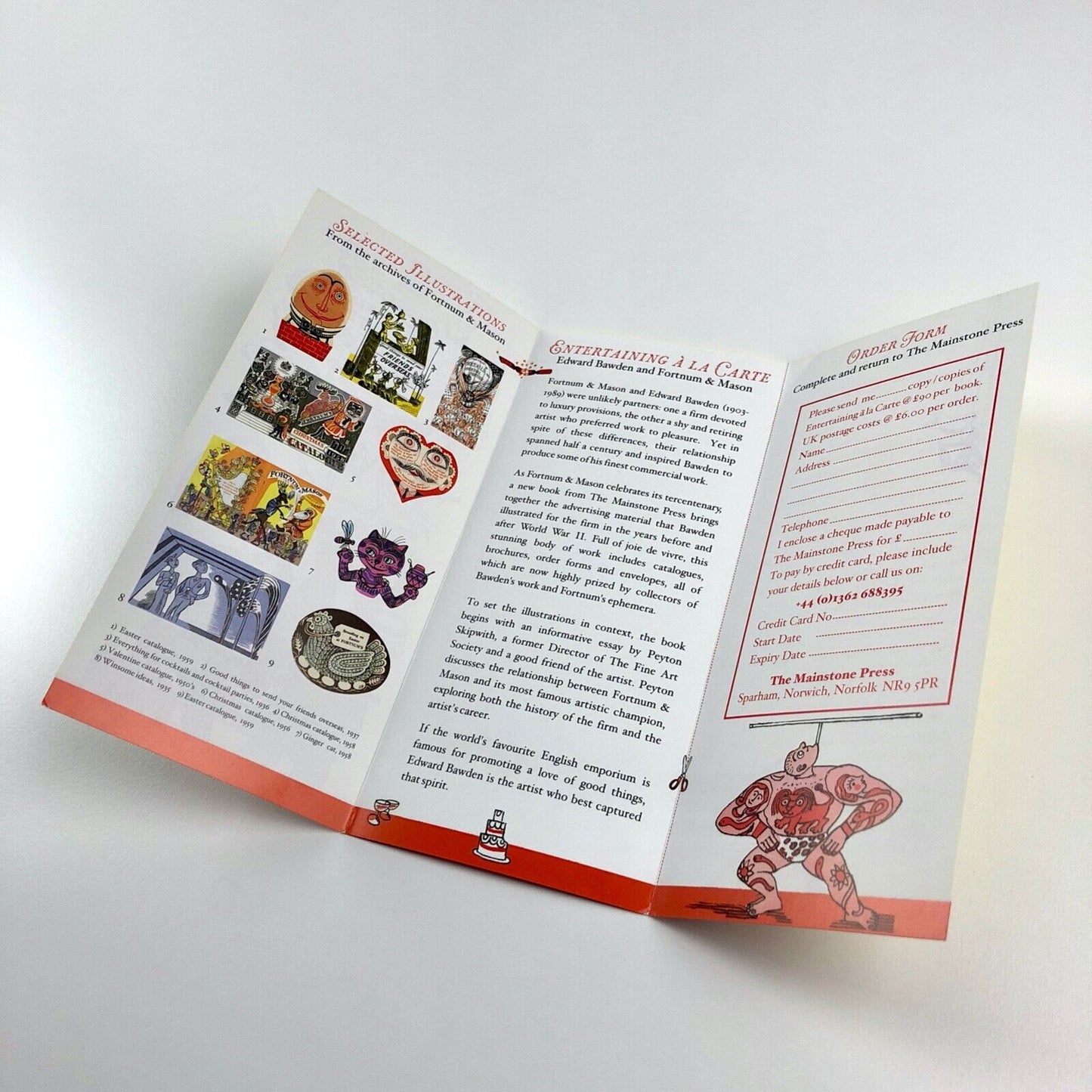 Leaflet – Entertaining à la Carte | Fortnum & Mason | Peyton Skipwith | Mainstone Press, 2007
