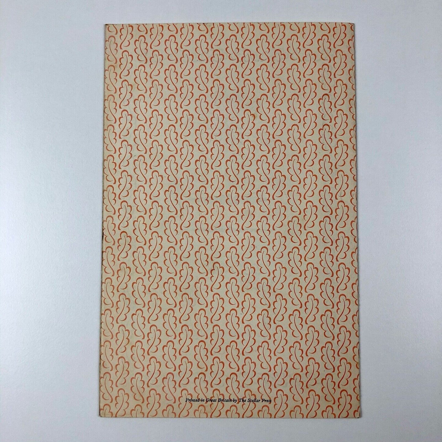 Turn over a new leaf…type specimen leaflet for Will Carter’s new “leaf” design for Monotype. Printed by The Stellar Press, undated