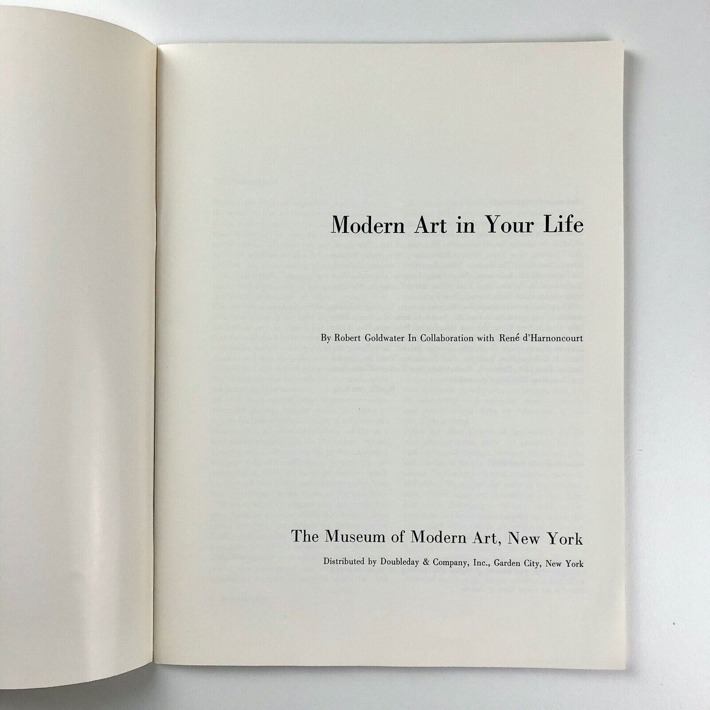 Modern Art in Your Life exhibition catalogue | Paul Rand cover | MOMA 1953