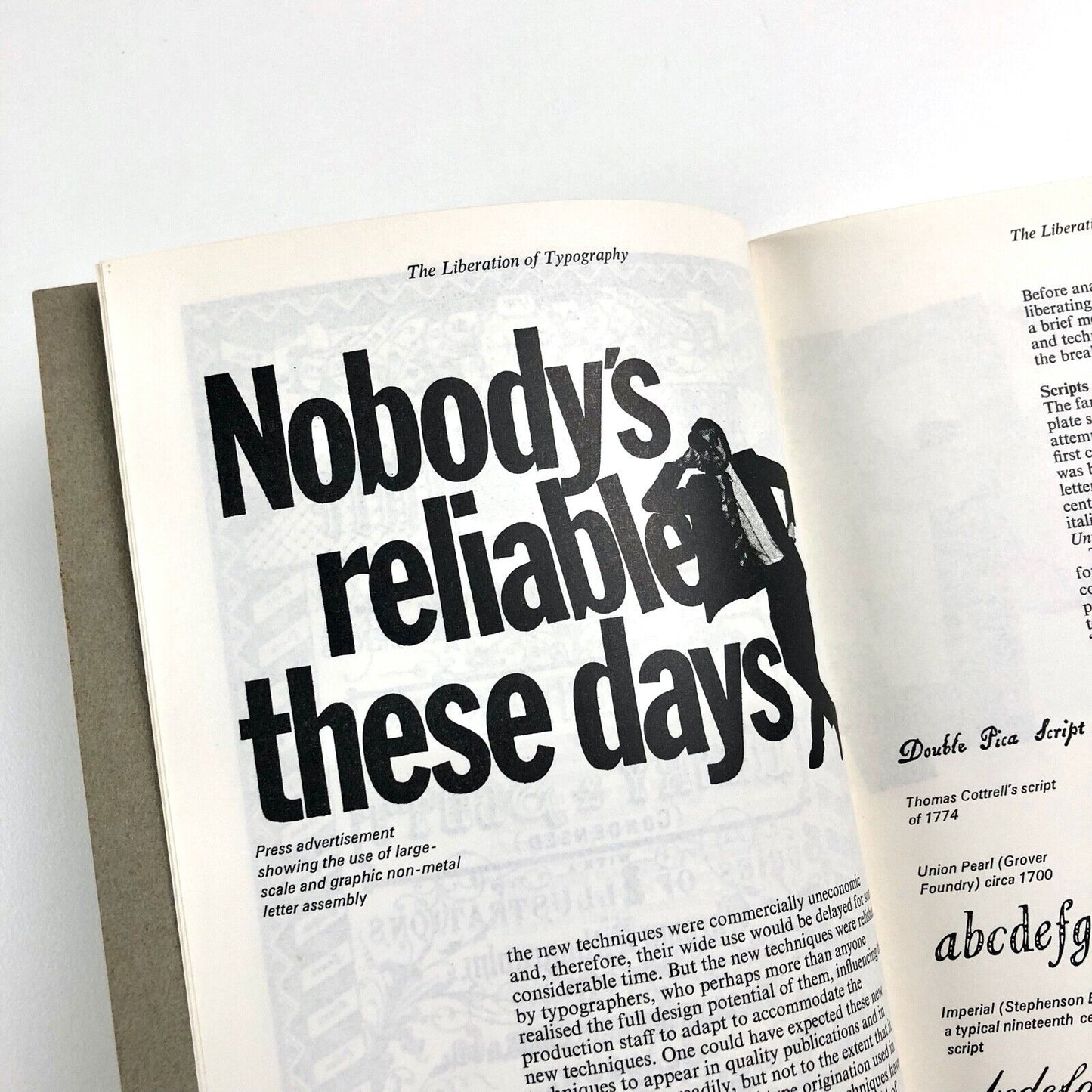 The Liberation of Typography | MRC Matthews | Watford College of Technology 1973