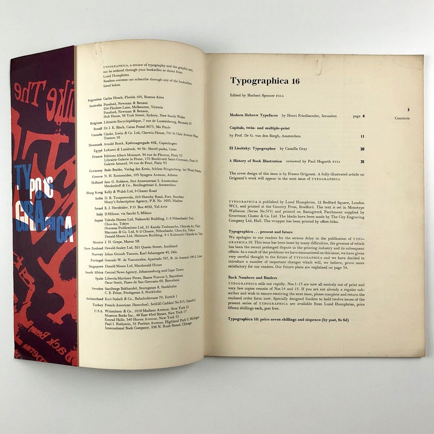 Typographica journal: issue 16 | Edited by Herbert Spencer, old series