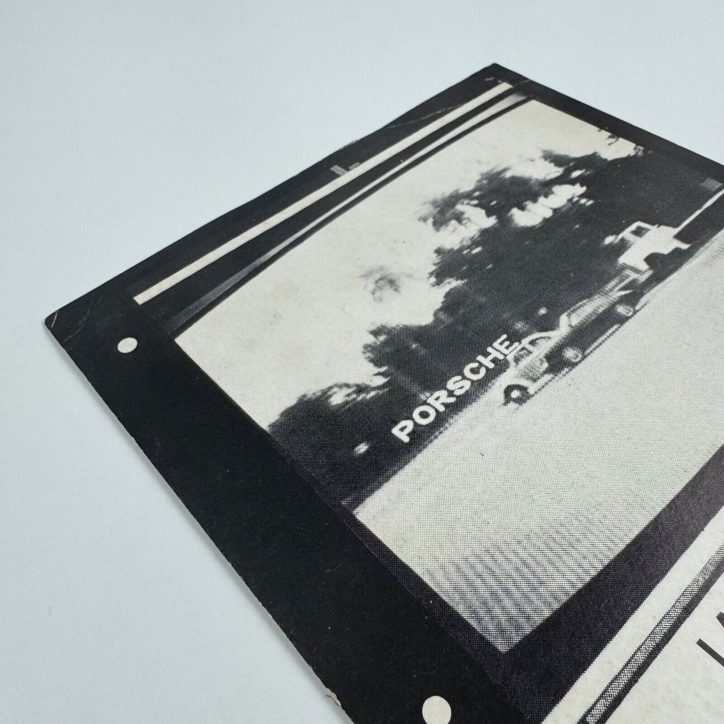 Promotional card for Lately in L.A.: Video. Curator Kathy Huffman. Long Beach Museum of Art installation held between 22 March and 7 May 1982. John Arvanites, Nancy Buchanan, Ben Chase, Hildegarde Duane & David Lamelas, Ilene Segalove