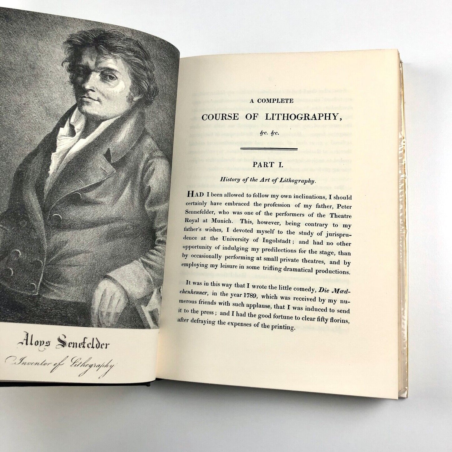 A Complete Course of Lithography by Alois Senefelder | De Capo Press, 1968