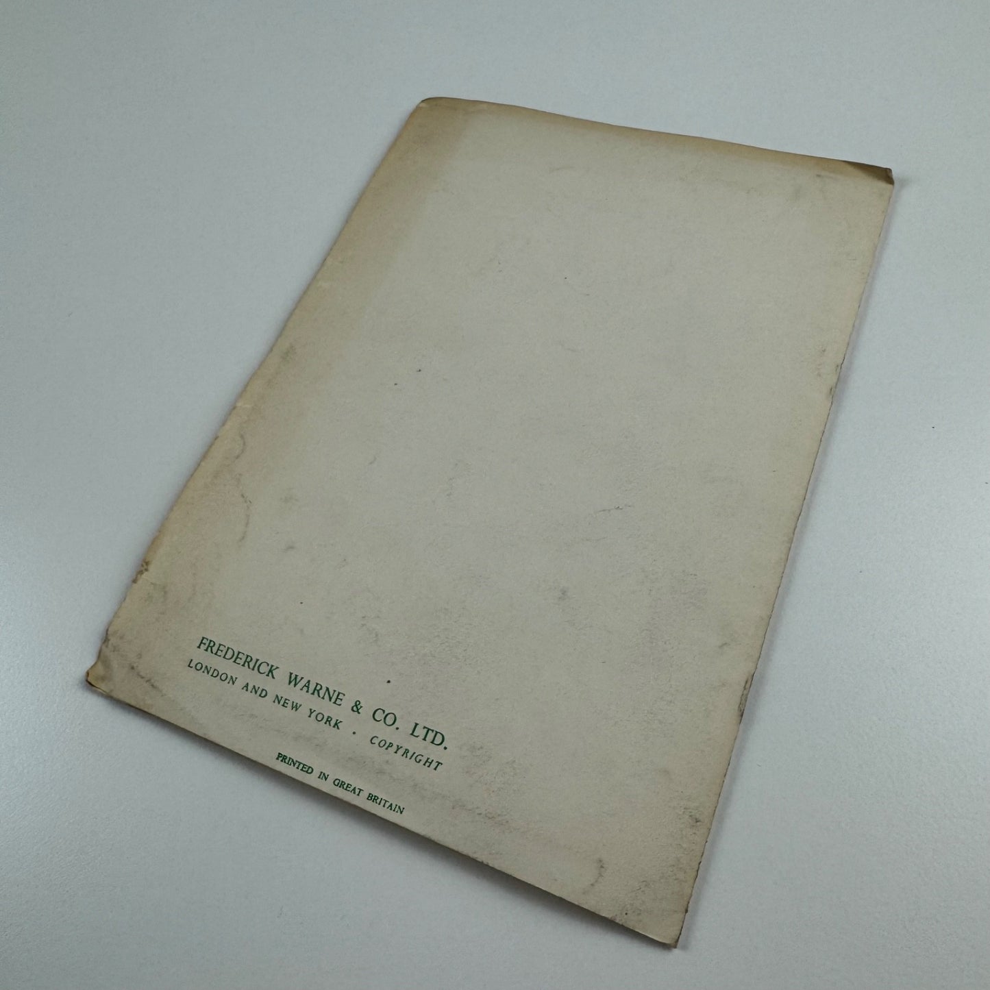 A souvenir of the Beatrix Potter Centenary Exhibition National Book League 1966