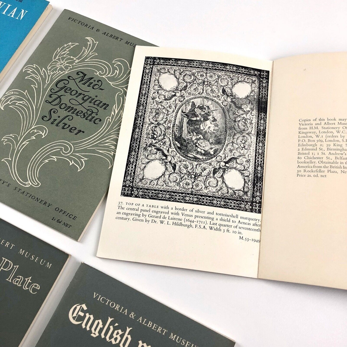 V&A Picture Book series of 5 Booklets on Silver | HMSO, 1952 - 1959