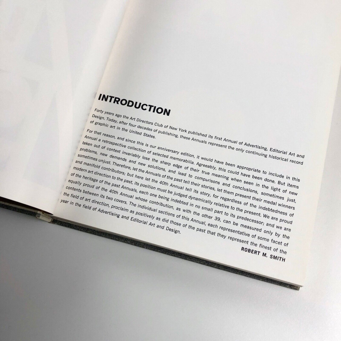 40th Annual of Advertising and Editorial Art of the Art Directors Club of New York | Edited by Robert M. Smith. Farrar, Strauss & Cudahy, New York, 1961