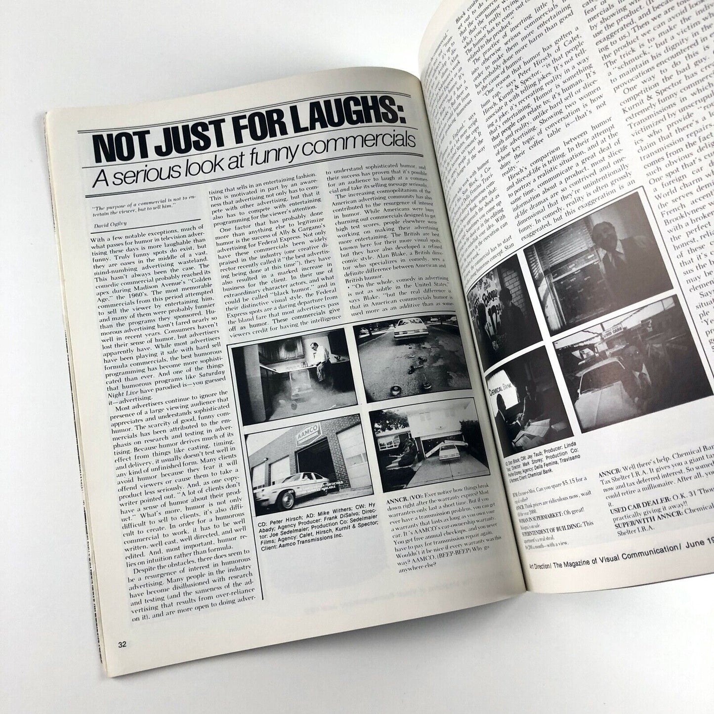 Art Direction: Magazine of Visual Communication | Vol 34, Number 3, June 1982
