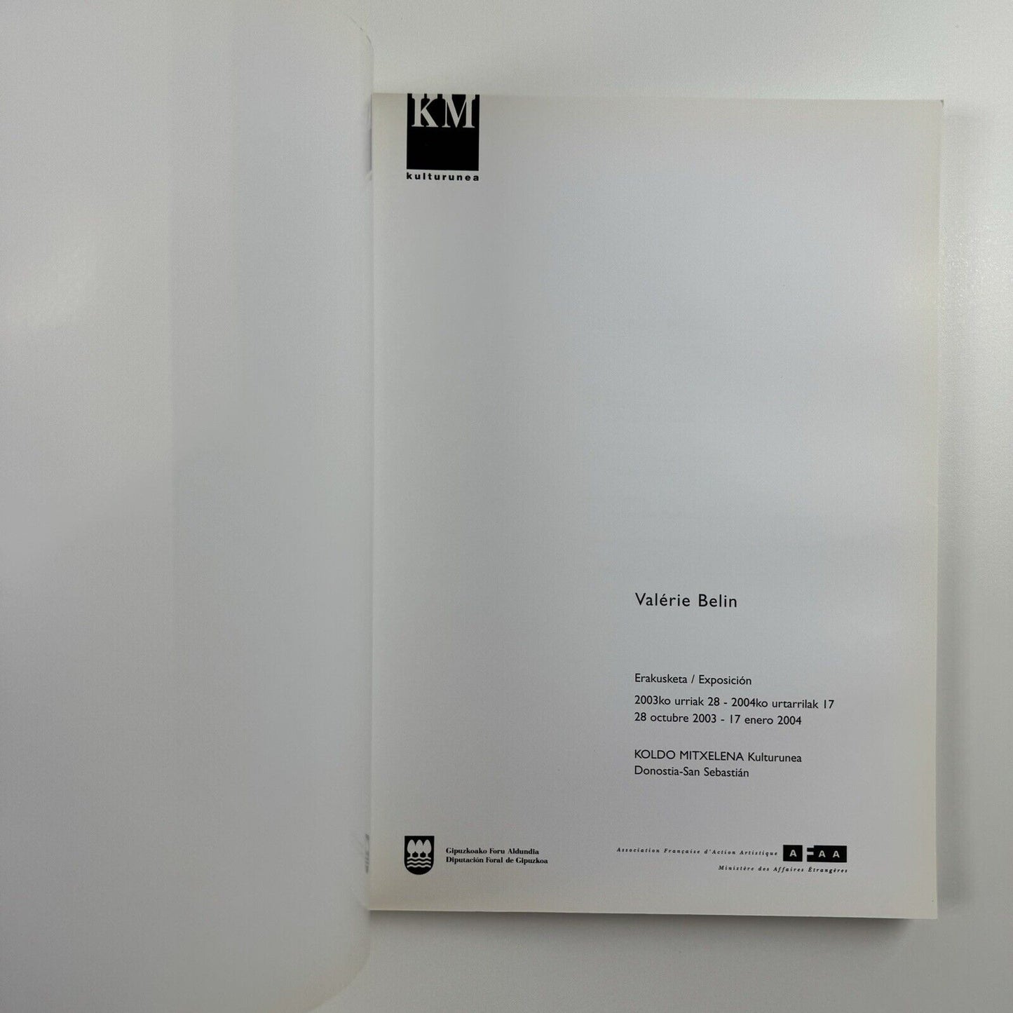 Valérie Belin | Koldo Mitxelena Kulturunea, 2003/4