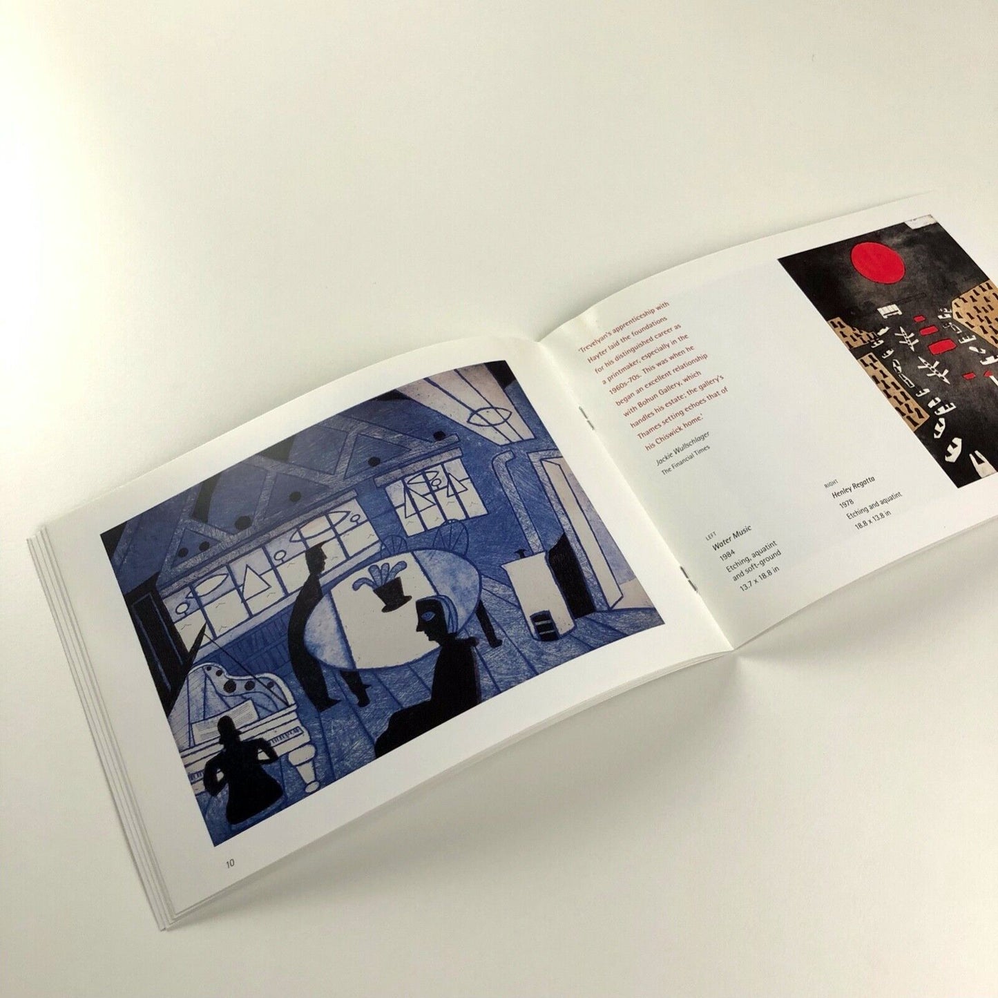 Small catalogue and private view invitation for Julian Trevelyan. Etchings | Bohun Gallery 2014