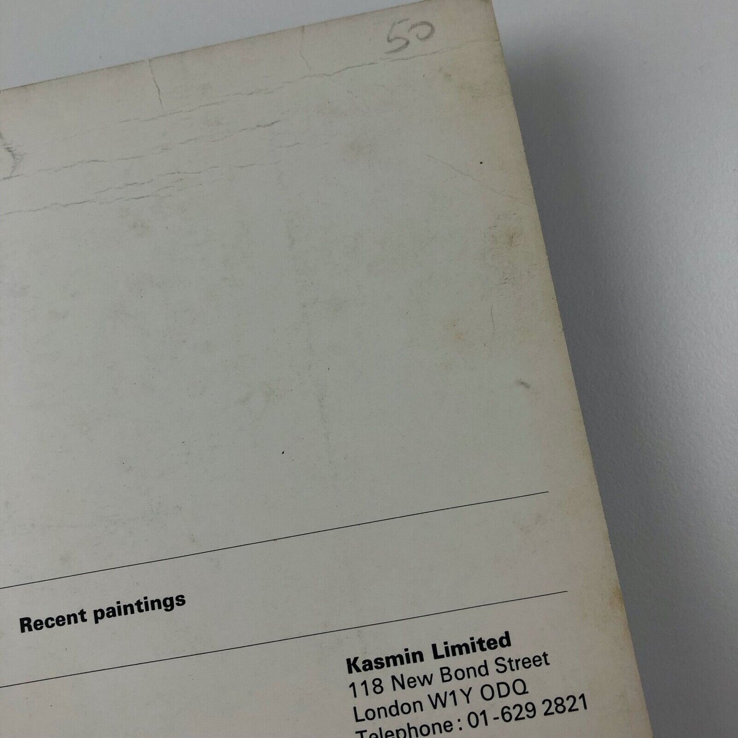 Howard Hodgkin Recent Paintings | Kasmin Ltd, London exhibition card, 1971