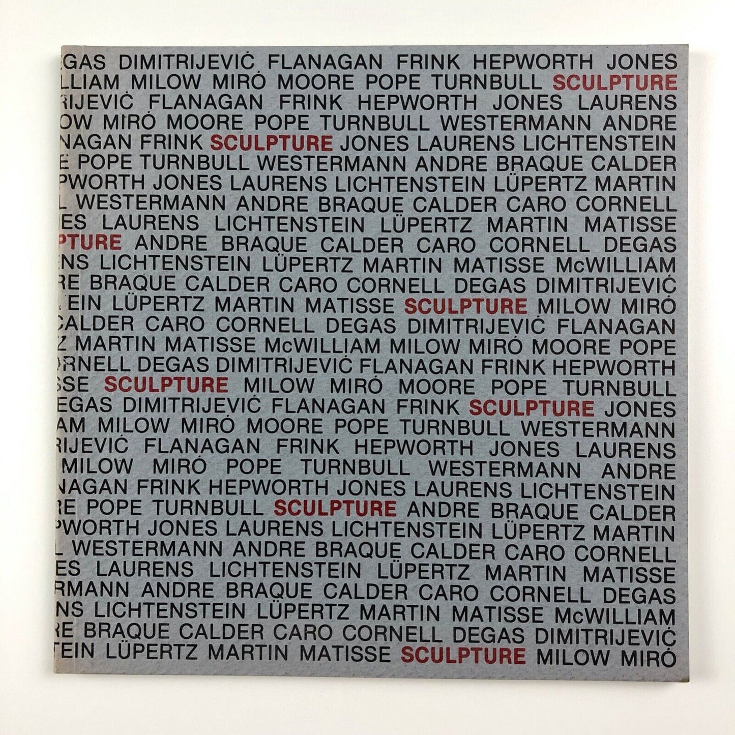 Sculpture – Waddington Galleries exhibition catalogue, 1982 | Calder, Miro, Flanagan, Frink et al